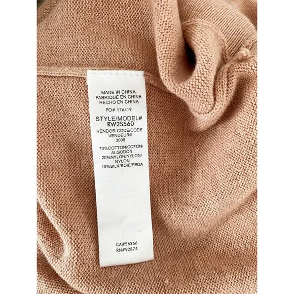 🩰 NWT Splendid Dana Wrap Sweater - Fitted Elegant Cotton Silk Blend 🩰 - Picture 13 of 13